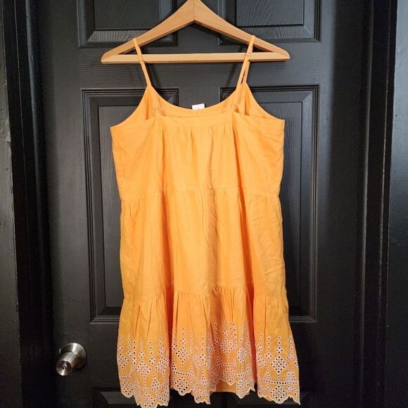 LOFT Eyelet Tiered Swing Dress - Picture 11 of 16